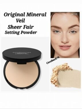 🌺BareMinerals Sheer Fair Original Mineral Veil Pressed Setting Powder